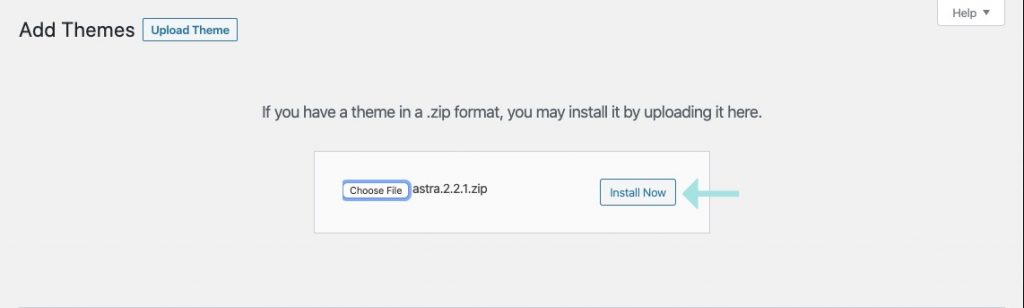 Install Astra Free WordPress Theme