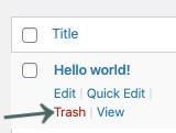 Delete Default Post in WordPress