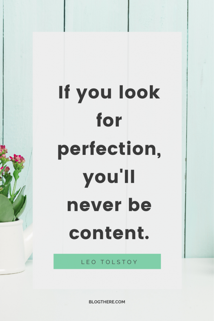 Perfection Tolstoy Quote